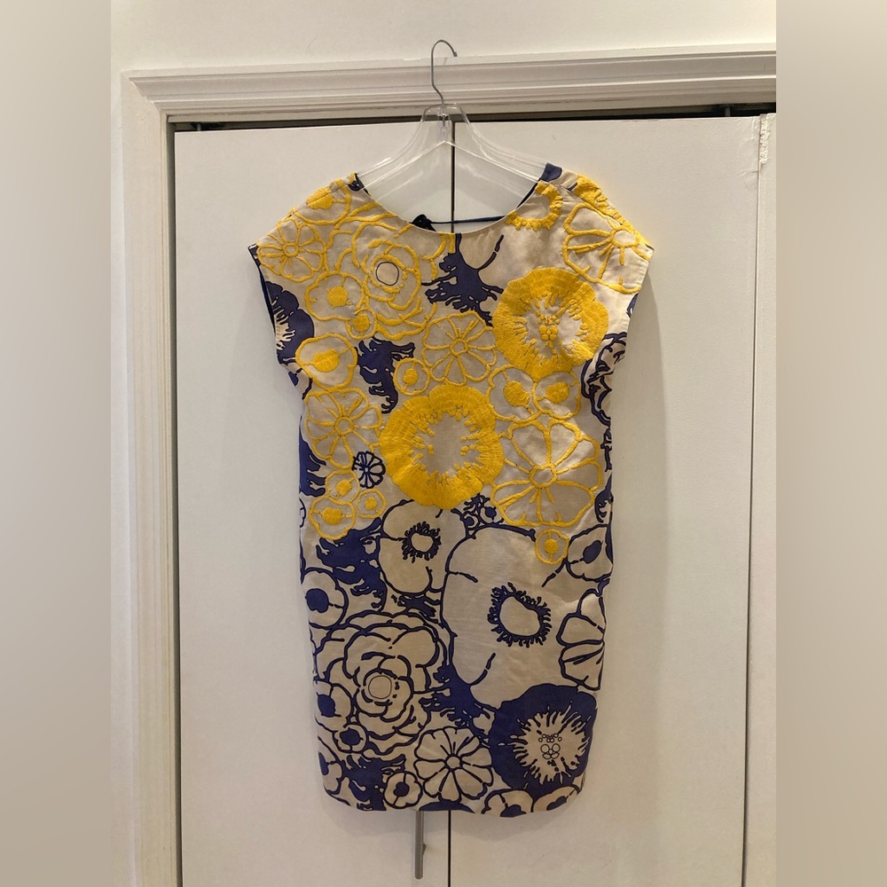 3.1 Phillip Lim Yellow and Blue Floral Mini Dress